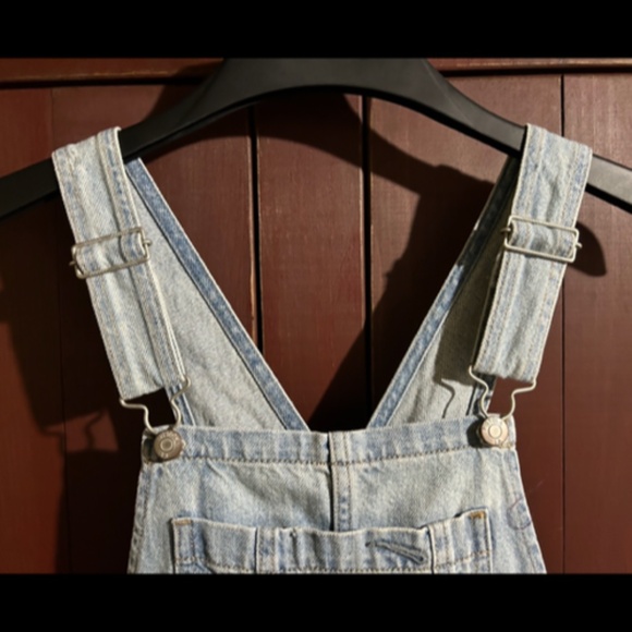 Pistola Beatrix Denim Shortalls/Short Overalls Surfrider Size S - NWT - Picture 4 of 16